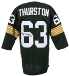 2000s Fuzzy Thurston Green Bay Packers Signed Jersey *JSA*