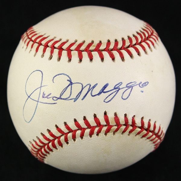 1997 Joe DiMaggio New York Yankees Signed OAL Budig Baseball (JSA)