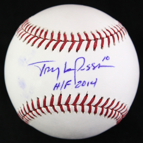 2015 Tony LaRussa Athletics/Cardinals Signed OML Manfred Baseball (JSA/MLB Hologram)