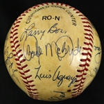 1981 Philadelphia Phillies Team Signed ONL Feeney Baseball w/ 21 Signatures Including Mike Schmidt, Steve Carlton, Pete Rose & More (JSA)
