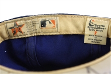 1990 Lou Thornton New York Mets Signed Game Worn Cap (MEARS LOA/JSA)