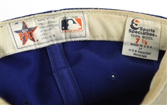 1990-91 Mark Carreon New York Mets Signed Game Worn Cap (MEARS LOA/JSA)