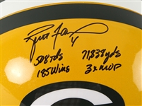 2010's Brett Favre Green Bay Packers Signed & Multi Inscribed Full Size Helmet (JSA)