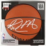 1990s Karl Malone Utah Jazz Signed Basketball (JSA)