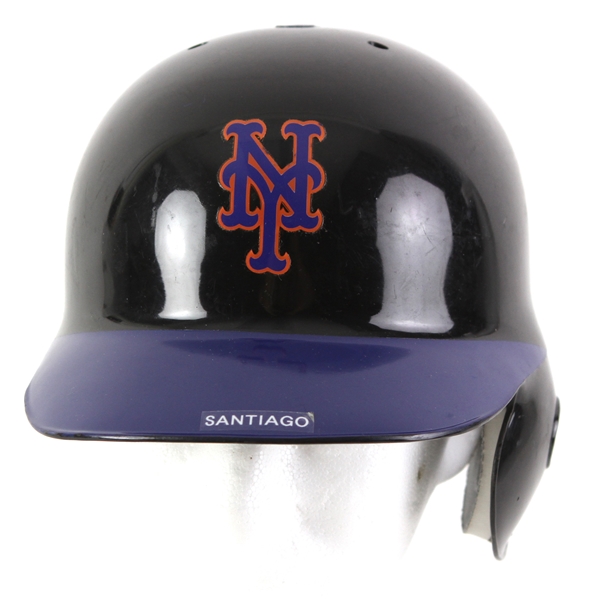 2005 Jose Santiago New York Mets Batting Helmet (MEARS LOA/Steiner)