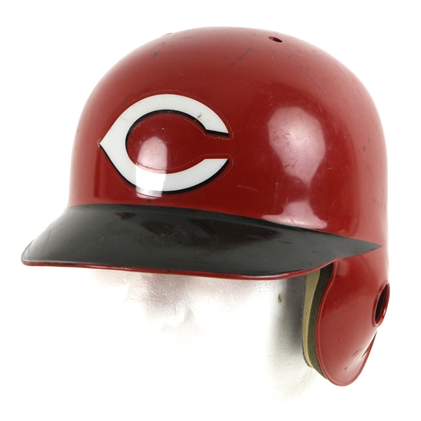2001-04 John Fielding Cincinnati Reds Game Worn Batting Helmet (MEARS LOA)