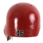 2001-04 John Fielding Cincinnati Reds Game Worn Batting Helmet (MEARS LOA)