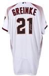 2016 Zack Greinke Arizona Diamondbacks Signed Home Jersey (MEARS LOA/JSA/MLB Hologram)