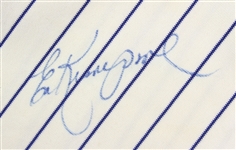 1975 Ed Kranepool New York Mets Signed Game Worn Home Jersey (MEARS A9/JSA)