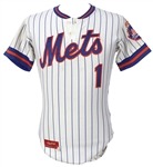 1980 Mookie Wilson New York Mets Signed Game Worn Home Jersey (MEARS A9/JSA) Rookie Season