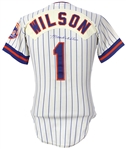 1980 Mookie Wilson New York Mets Signed Game Worn Home Jersey (MEARS A9/JSA) Rookie Season