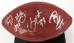 1997 Green Bay Packers Multi Signed Super Bowl XXXI Football w/ 13 Signatures Including Reggie White, Desmond Howard, Andre Rison & More Plus Commemorative Coin & Cap (JSA)
