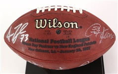 1997 Green Bay Packers Multi Signed Super Bowl XXXI Football w/ 13 Signatures Including Reggie White, Desmond Howard, Andre Rison & More Plus Commemorative Coin & Cap (JSA)