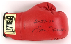 2000 Leon Spinks World Heavyweight Champion Signed Everlast Boxing Glove (JSA)