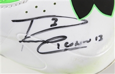 2016 (January 17) Russell Wilson Seattle Seahawks Signed Playoff Game Worn Under Armour Cleats (MEARS LOA/JSA)