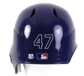 2007 Chad Moeller Los Angeles Dodgers Game Worn Batting Helmet (MEARS LOA/Steiner)