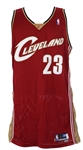  2003-04 LeBron James Cleveland Cavaliers Team Issued Road Jersey (MEARS LOA) Rookie Season