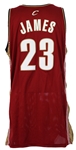  2003-04 LeBron James Cleveland Cavaliers Team Issued Road Jersey (MEARS LOA) Rookie Season