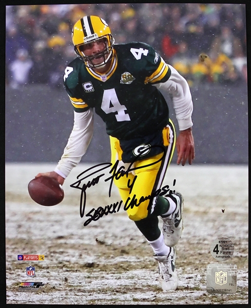 2008 Brett Favre Green Bay Packers Signed 8" x 10" Photo (JSA)