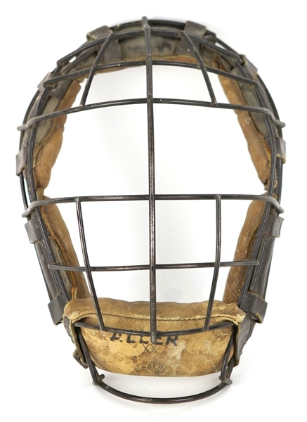 1910s Game Worn Reach Catchers Mask (MEARS LOA)