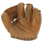 1950s Eddie Mathews Milwaukee Braves Signed Hutch Store Model Player Endorsed Fielders Mitt (MEARS LOA)