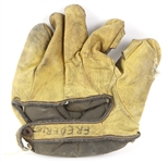 1920s Genuine Leather Major League Approved Store Model Fielders Mitt