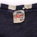 1940's-50's Phil. Sea #12 Game Worn Spanjian Sleeved Basketball Jersey (MEARS LOA)