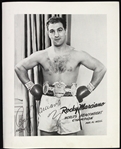 1950s Rocky Marciano Heavyweight Champion 7”x9” B&W Promotional Photo