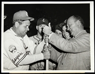 1945 Babe Ruth New York Yankees Ty Cobb Detroit Tigers East West Esquire Game 7x9 Wire Photo
