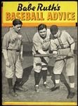 1936 Babe Ruth New York Yankees Baseball Advice Program