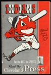 1948 Cleveland Indians vs. Chicago White Sox Program