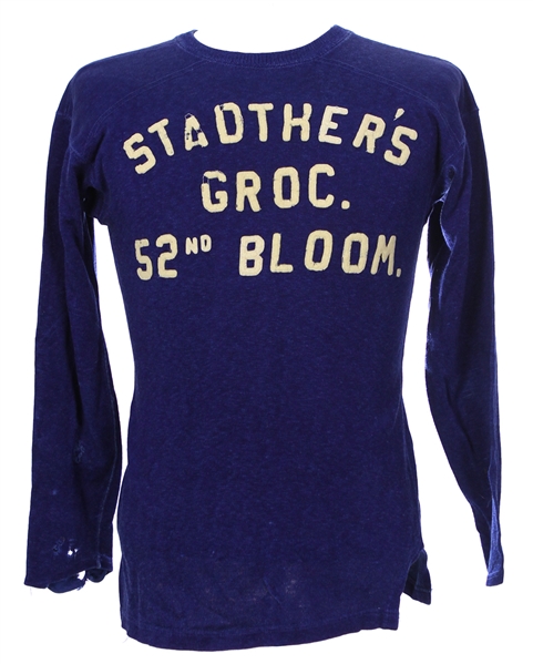 1940s Stadhers Groc. 52nd Bloom Game Worn Football Jersey (MEARS LOA)