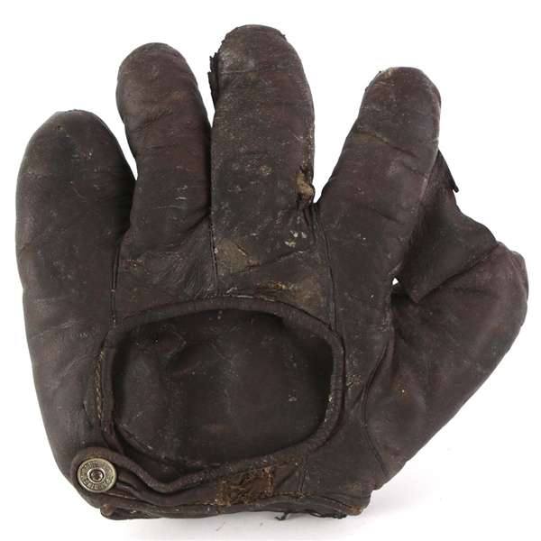 1910s Spalding Store Model Fielders Mitt