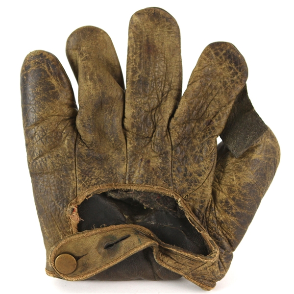 1920s Charlie Root Store Model Player Endorsed Fielders Mitt