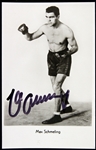 1930s Max Schmeling World Heavyweight Champion Signed 3.5" x 5.5" Photo (JSA)