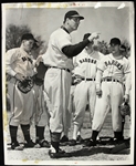 1948-49 Hank Greenberg Cleveland Indians 8" x 10" Original Photo