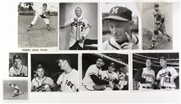 1954-63 Milwaukee Braves Photo Collection - Lot of 15