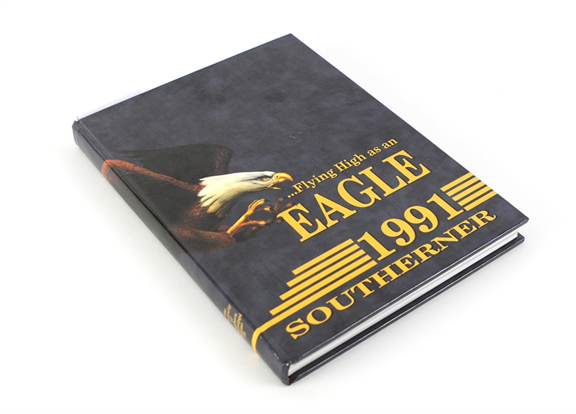 1991 Brett Favre University of Southern Mississippi "...Flying High as an Eagle" Southerner Yearbook