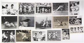1940's-70's Chicago Cubs Original Photo Collection - Lot of 51 w/ Ernie Banks, Ron Santo, Rogers Hornsby, Billy Williams & More