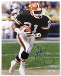 2000s Eric Metcalf Cleveland Browns Signed 8" x 10" Photo (JSA)