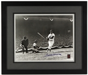 1990s Ted Williams Boston Red Sox Signed 25" x 29" Framed Photo (JSA)
