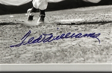 1990's Ted Williams Boston Red Sox Signed 25 x 29 Framed Photo (JSA)
