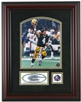 2016 Brett Favre Green Bay Packers Signed 16" x 20" Framed Hall of Fame Display (JSA)