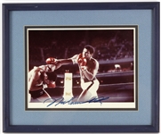 1970s Muhammad Ali World Heavyweight Champion Signed 12" x 15" Framed Photo (JSA)
