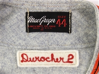 1954 Leo Durocher New York Giants Salesman Sample Road Jersey (MEARS LOA)