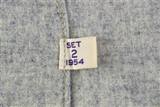 1954 Leo Durocher New York Giants Salesman Sample Road Jersey (MEARS LOA)