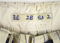 1963 Marv Throneberry New York Mets Game Worn Uniform Pants, Belt, Stirrups & Cleats (MEARS LOA)