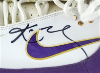 2003-04 Kobe Bryant Los Angeles Lakers Signed Nike Sneakers (MEARS LOA/Full JSA Letter)