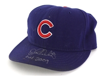 2009 John Grabow Chicago Cubs Signed Game Worn Cap (MEARS LOA/JSA)