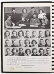 1946 James Dean Black and Gold Fairmount High School Yearbook (2 Pages of Photos)